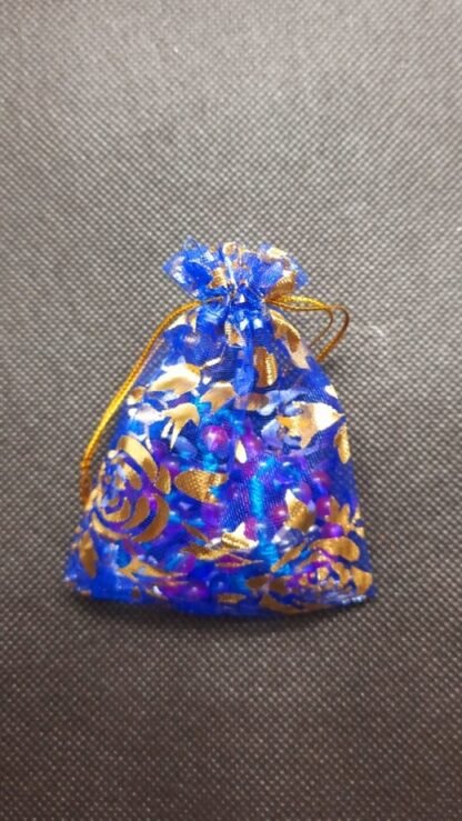 3.5 Inch Dark Blue Colored Rosary Pouch