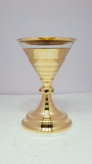 22 Cm glossy Finish Chalice and Paten
