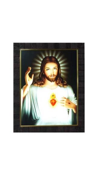 18*14 Inch Sacred Heart Led Photo Frame