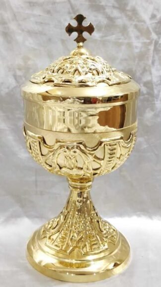 13.5 Inch Gold Plated Ciborium