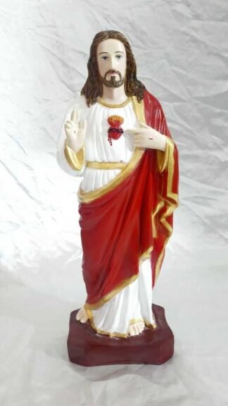 2 Feet Jesus Christ Indian Poly Marble Statue