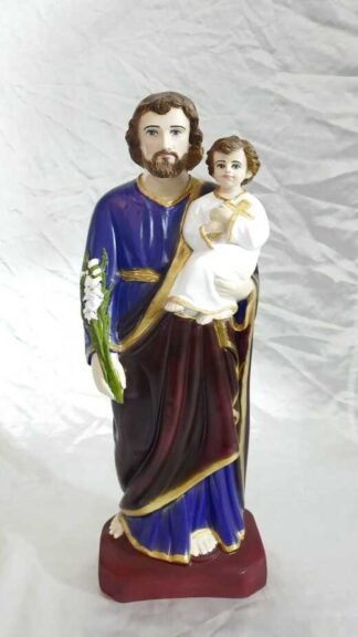 Indian Poly Marble ST. Joseph Statue 2 Feet