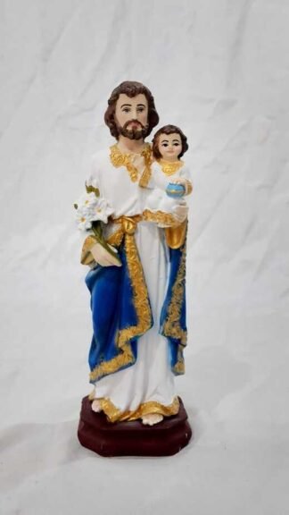 31 Inch Indian Poly Marble ST.Joseph Statue