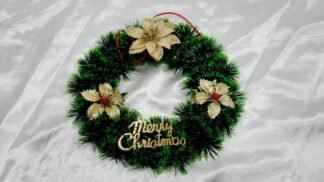 10 Inch Diameter Christmas Wreath