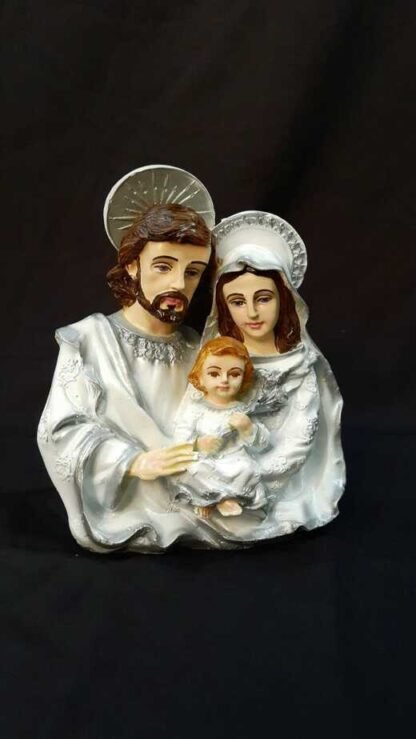 7 Inch Poly Marble Holy Family Statue