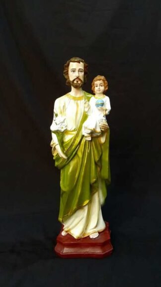 16 Inch Poly Marble St. Joseph Statue