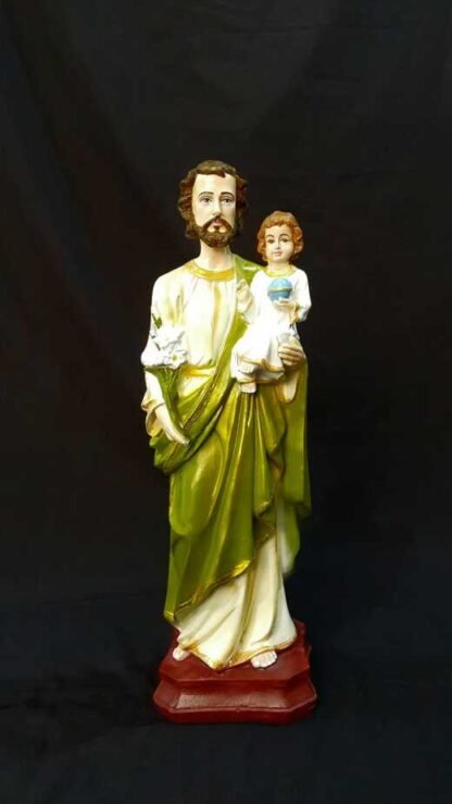 16 Inch Poly Marble St. Joseph Statue