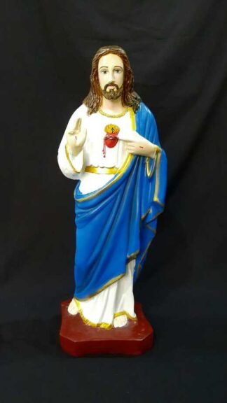 Shop Poly Marble Sacred Heart Statue