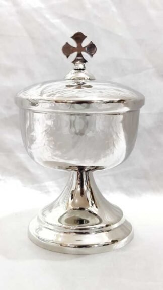 5 Inch Silver Plated Ciborium