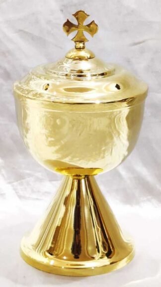 8 Inch Gold Plated Ciborium