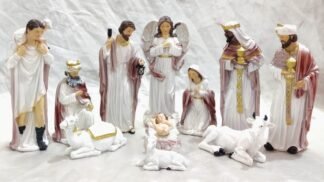 8 Inch Italian Poly marble Cribset