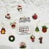 12 Piece Acrylic Christmas Decor Set