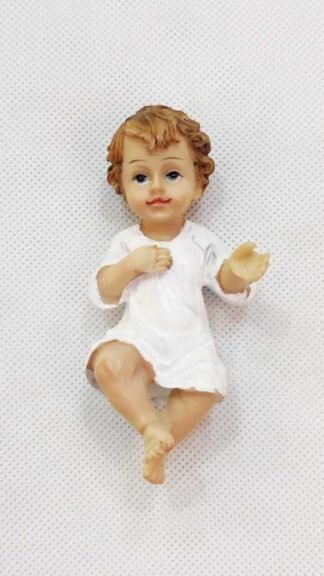 4 Inch Italian Poly Marble Baby Jesus Figure