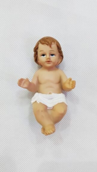 4 Inch Italian Poly Marble Baby Jesus Figure