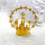 5.5 Inch Diameter Gold plated crown