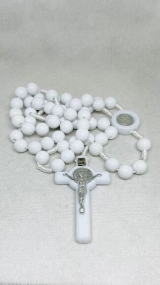 10 MM Milk White Rosary