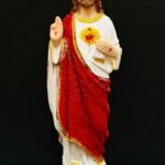 1 Feet Poly Marble Sacred Heart Statue