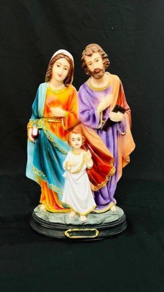 1 Feet Poly Marble Holy Family Statue