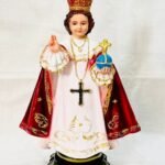 12 Inch Poly Marble Infant Jesus Statue