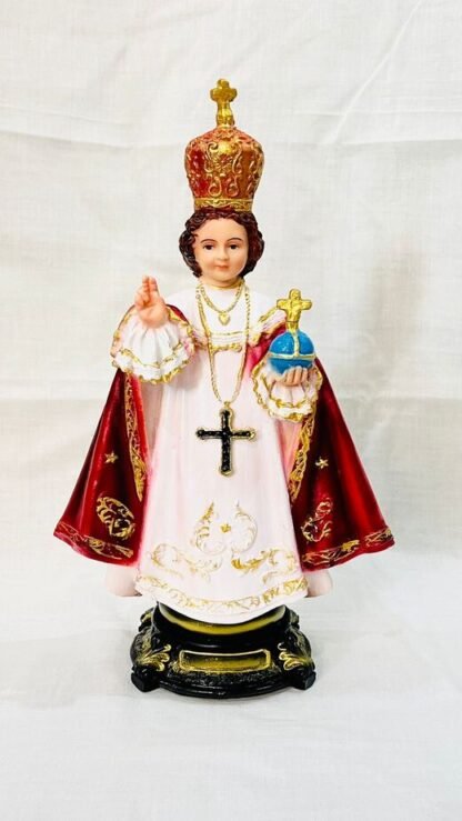 12 Inch Poly Marble Infant Jesus Statue
