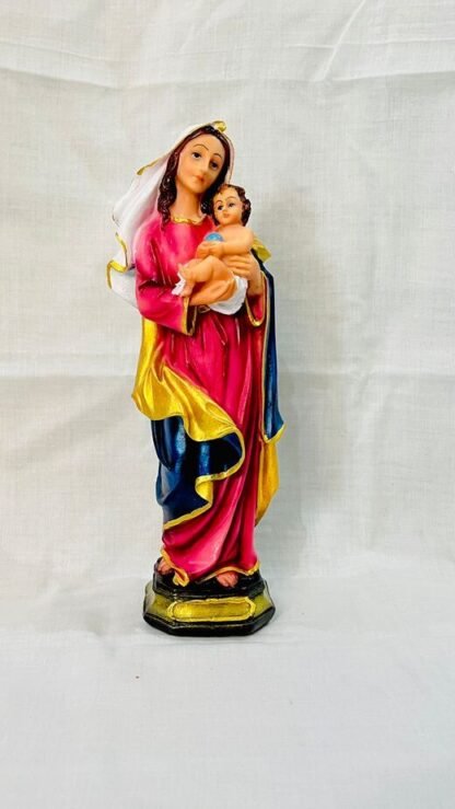 Order 12 Inch Poly Marble Madonna Mary Statue