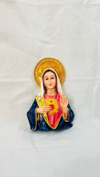 8 Inch Sacred Heart Mary Statue