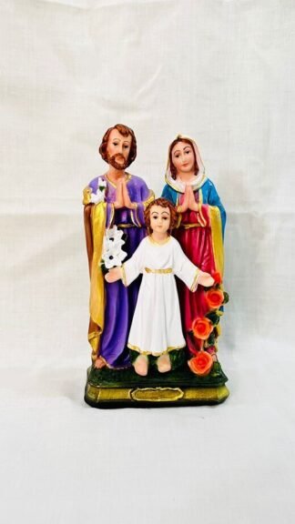 Buy 8 Inch Poly Marble Holy Family Statue online India