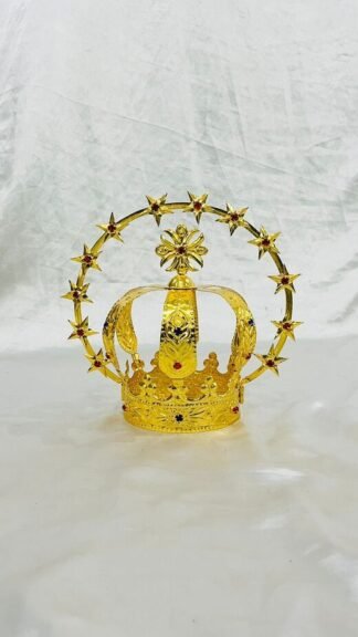 5 Inch Diameter Gold plated crown