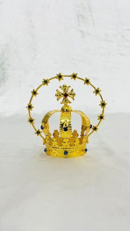 3 Inch Diameter Gold plated crown