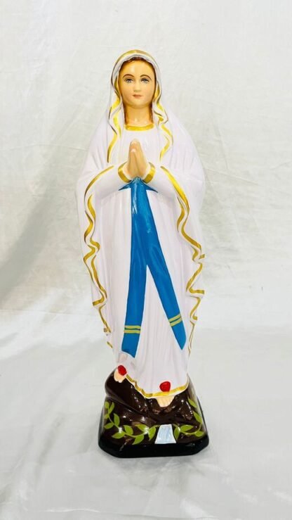 23 Inch Fiber Our Lady of Lourdes Statue
