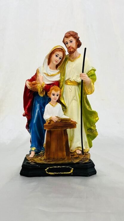 11 Inch Poly Marble Holy Family Statue