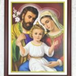 19*15 Inch Holy Family Wooden Frame