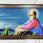 Gethsemane Jesus Illuminated Photo Frame – 22×13 Inch