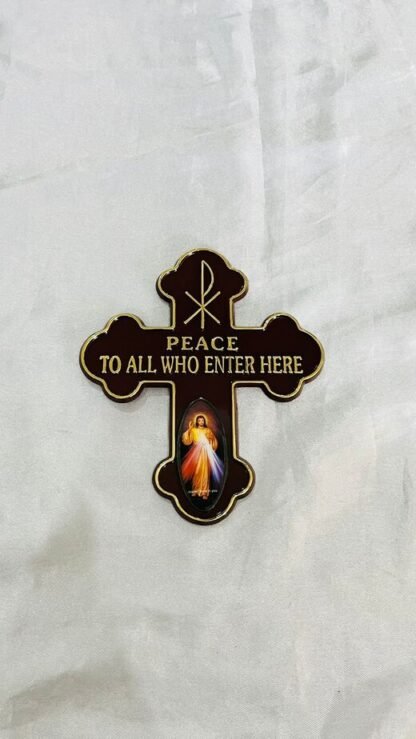 Jesus 6*5 Inch Brown Colored Door Sticker
