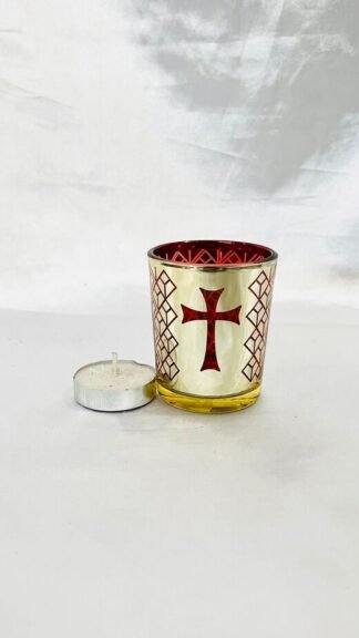 Buy 2.5 Inch Golden Shaded Candle Stand