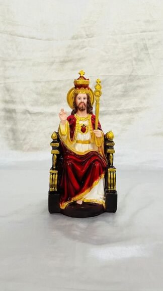 1 Feet Poly marble Christ the king Statue
