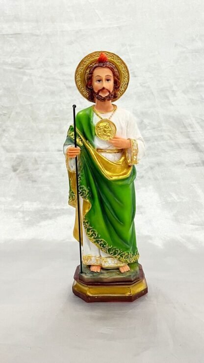 12 Inch St Jude poly marble statue