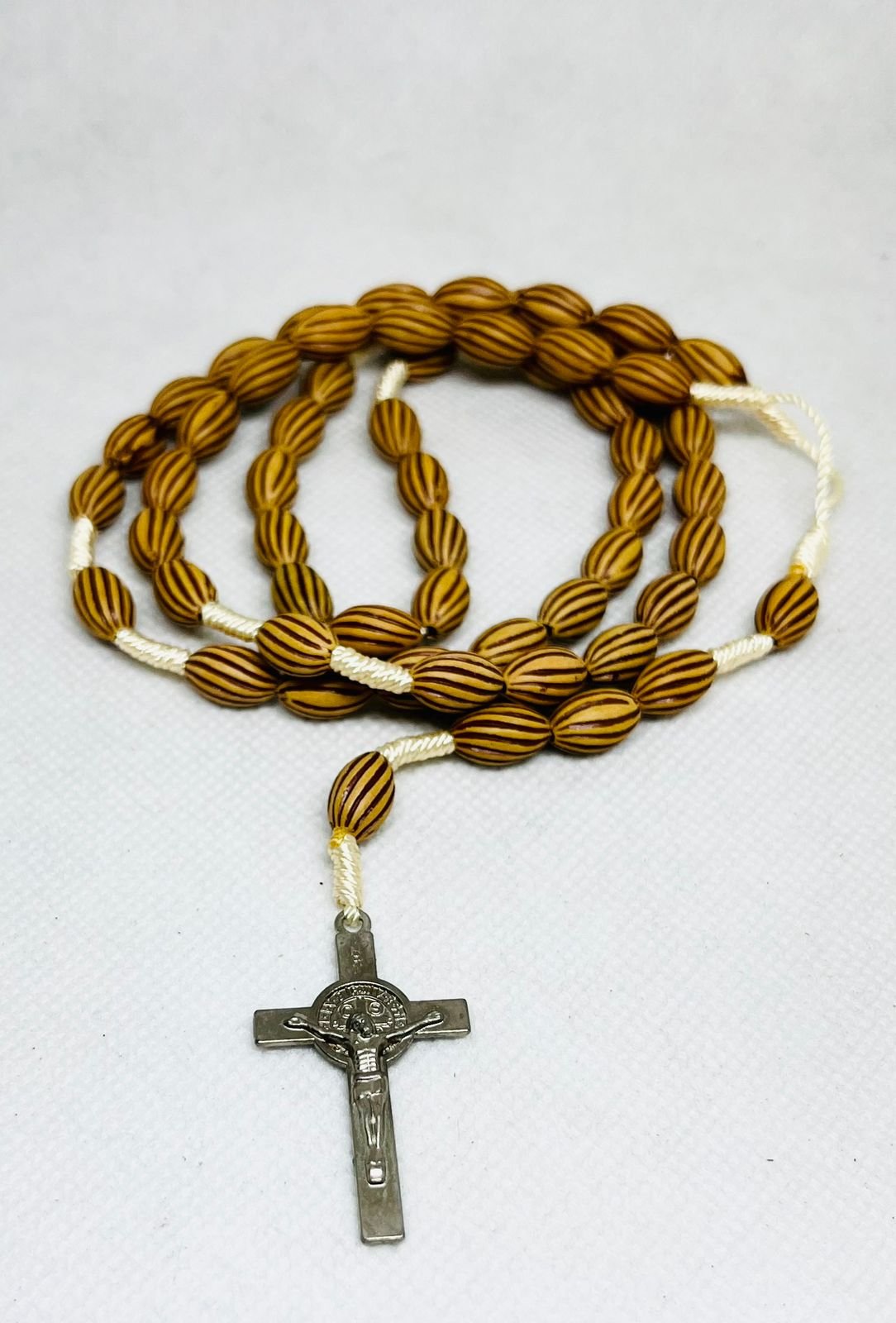 Olive Wood Cord Rosary - Servants of the Holy Family