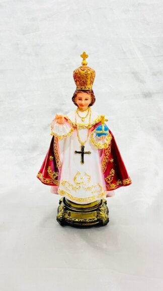 9 Inch Poly Marble Infant Jesus Statue