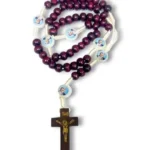 8 MM Wooden Colored Thread Rosary