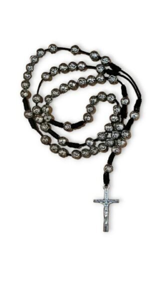 8 MM Flower Beads Thread Rosary
