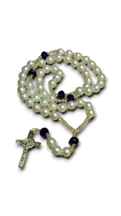 8 MM Pearl Beads Thread Rosary