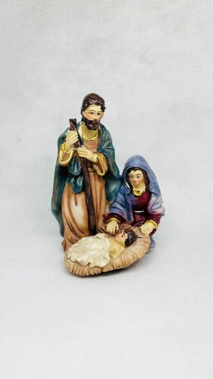Buy 3.5 Inch Poly Marble Holy Family Statue