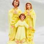 8.5 Inch Poly marble Holy Family Statue