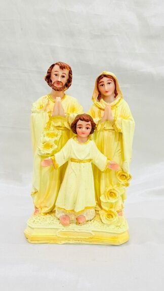 8.5 Inch Poly marble Holy Family Statue