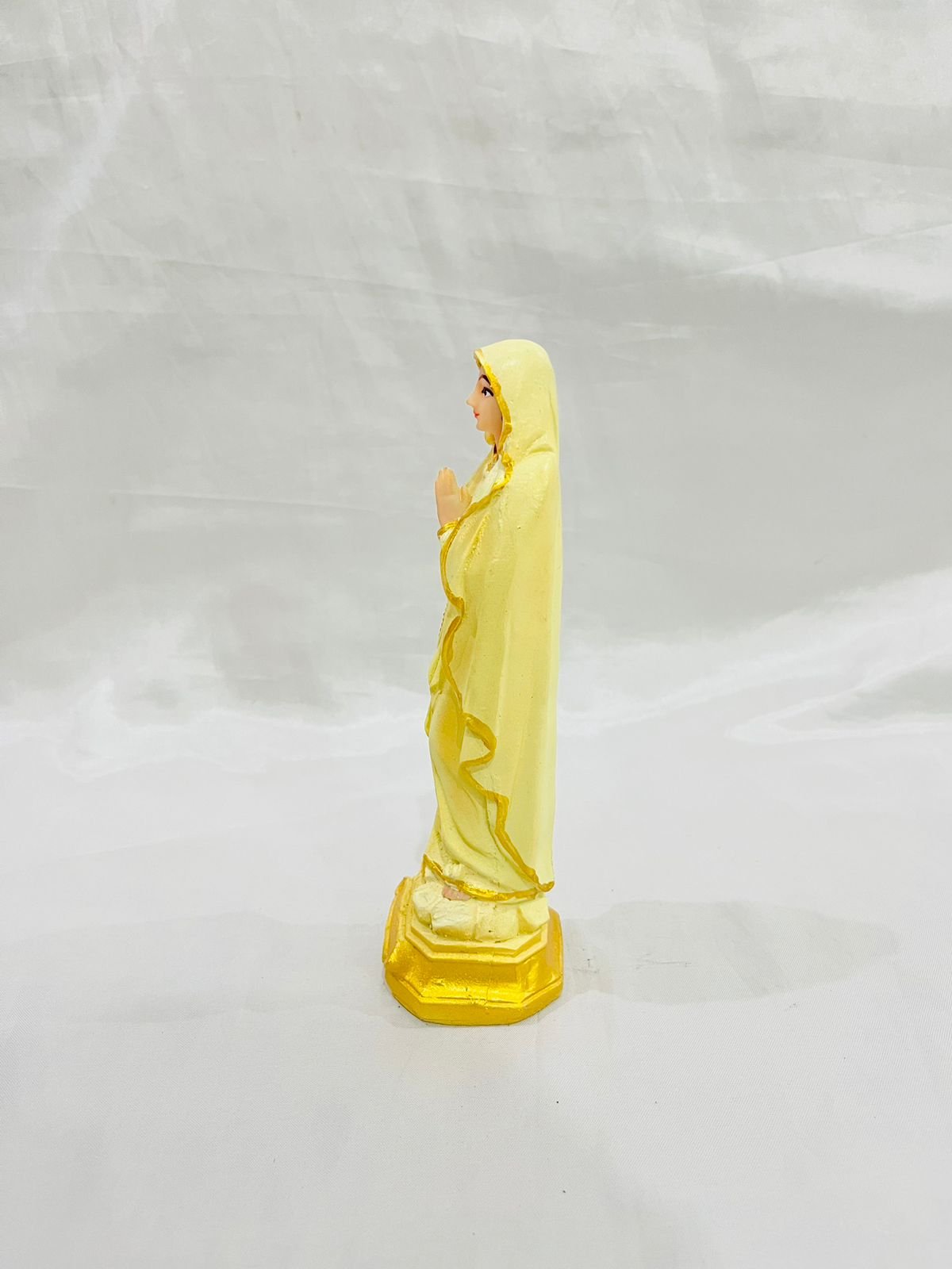 11 Inch Poly Marble Our Lady Of Lourdes Statue