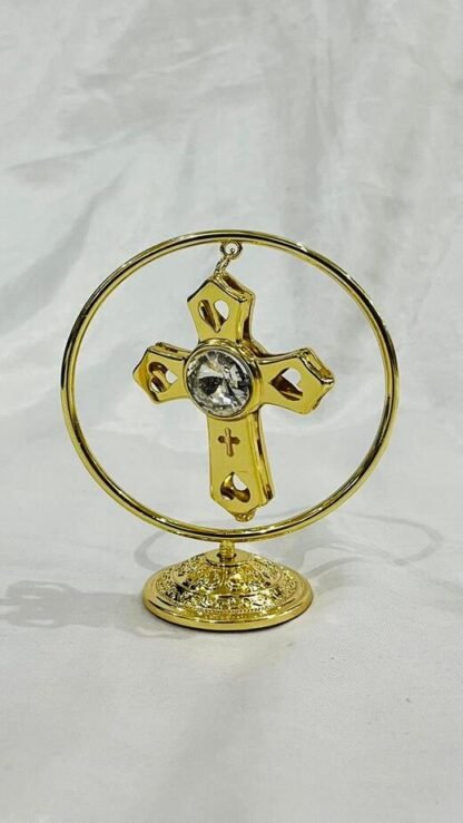 4.5 Inch Elegant Gold Plated Crucifix Online