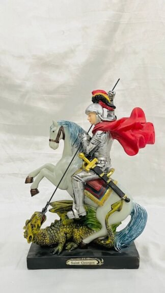 12 Inch St George Statue