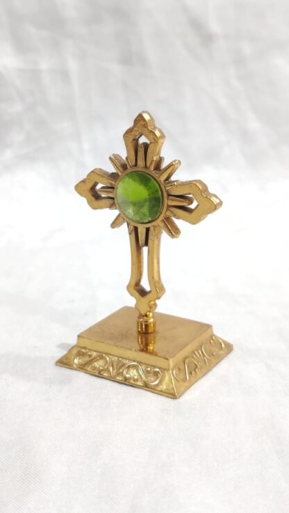 3 Inch Gold Plated Car Cross - Image 2