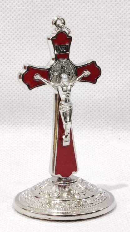 silver Plated Car Cross - 3.5 Inch - Image 5
